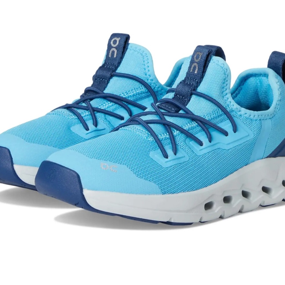 On Running Blue Sneakers Breathable Mesh Design